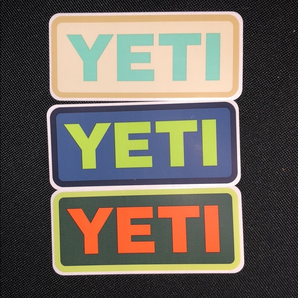 YETI STICKERS - Picture 1 of 1